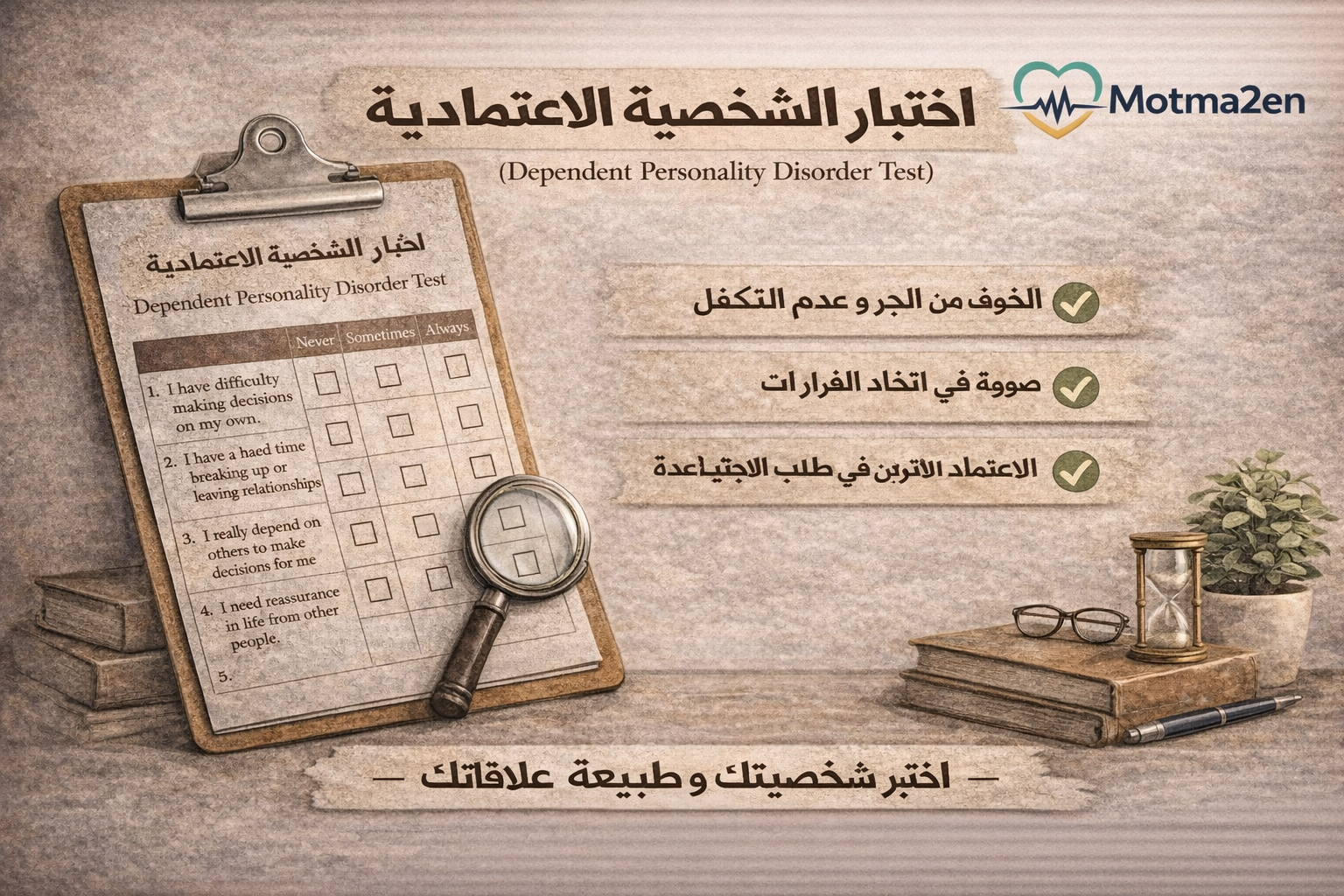 Dependent Personality Disorder Test