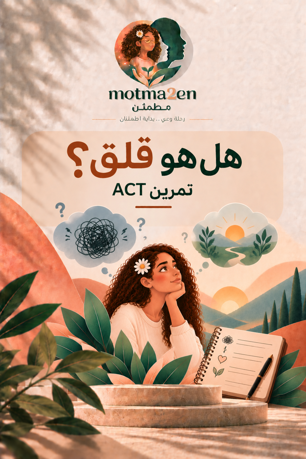 هل هو قلق؟ – تمرين ACT